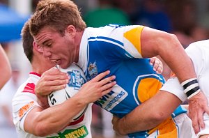 Gold Coast Titans Vs St. George Dragons SG Ball rnd 2 action