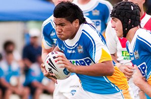 Gold Coast Titans Vs St. George Dragons SG Ball rnd 2 action
