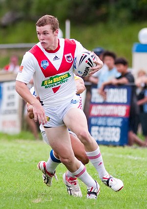 Gold Coast Titans Vs St. George Dragons SG Ball rnd 2 action