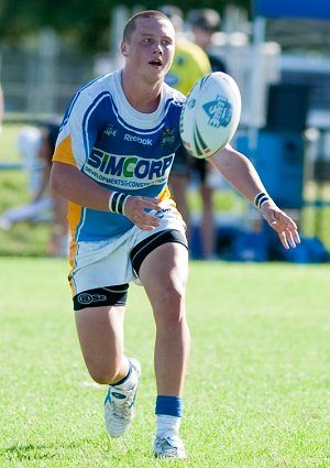 Michaael Parker - Walshe feeds his backs - Gold Coast Titans v Penrith Panthers SG Ball round 5 (Photo's : pTago / ourfooty media)