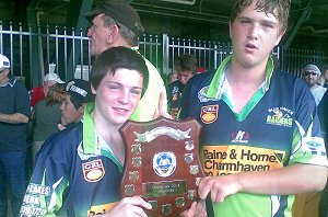 Ryan Howden was named by Central Coast Division President Chris Warick as the grand finals Best & Fairest player.