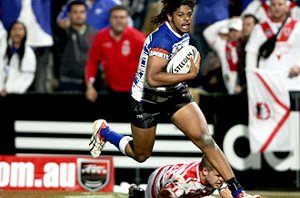 Jamal Idris scores what would have been the match-winning try