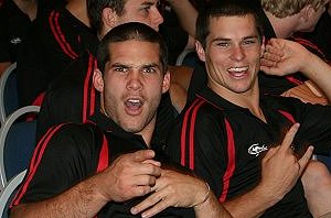 Daniel Mortimer & Jason Baiteri at the NRL Rookie Camp (Photo : ourfooty media)