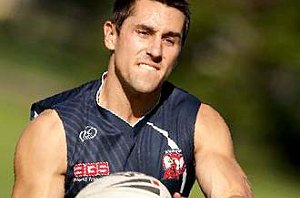 Roosters halfback Mitchell Pearce. Photograph: Gregg Porteous / The Daily Telegraph