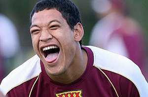 Izzy laughing