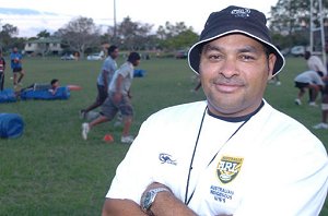 Kevin Nagas with the 2008 NSW boys