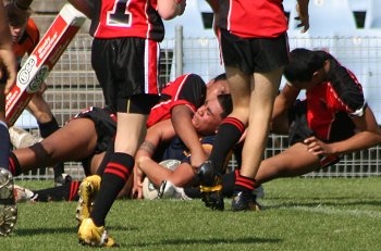 Chase Stanley Cup Grand Final - Endeavour SHS v Westfields action (photo' : ourfootymedia) 