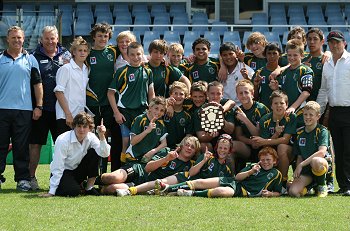 Hunter Sports High School - 2010 Michael Buettner Shield Champions (photo : ourfootymedia)