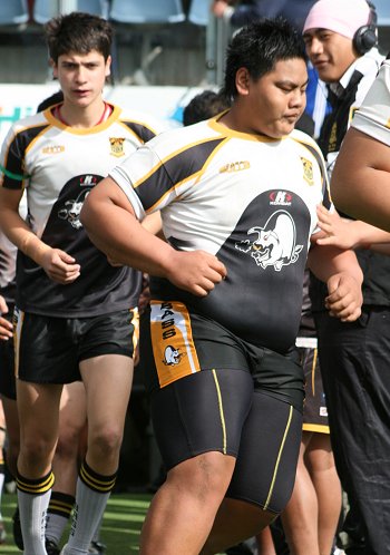 2010 Buckley Shield Grand Final - Bass HS v Brisbane Waters HS action (Photo's : Steve Montgomery / OurFootyTeam.com)