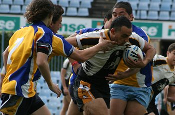 2010 Buckley Shield Grand Final - Bass HS v Brisbane Waters HS action (Photo's : Steve Montgomery / OurFootyTeam.com)