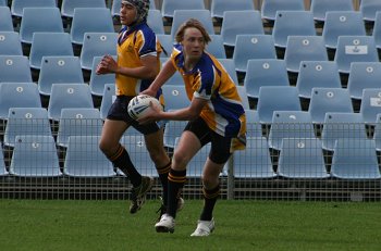 2010 Buckley Shield Grand Final - Bass HS v Brisbane Waters HS action (Photo's : Steve Montgomery / OurFootyTeam.com)