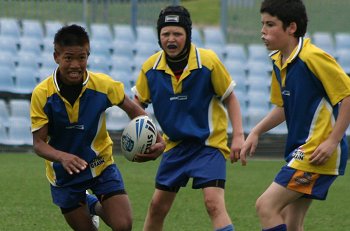 NSWPSSA CLASSIC SHIELD Grand Final Action Muswellbrook PS v Sth Wagga PS @ Shark Park (Photo : ourfootymedia)