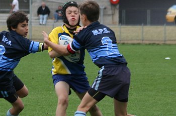NSWPSSA CLASSIC SHIELD Grand Final Action Muswellbrook PS v Sth Wagga PS @ Shark Park (Photo : ourfootymedia)