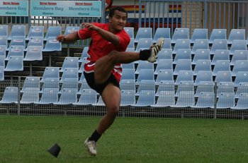 NSWCHS UNI SHIELD Grand Final Endeavour SHS v Bass HS action (Photo's : ourfootymedia)