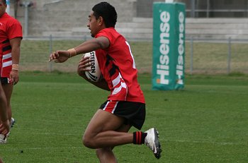NSWCHS UNI SHIELD Grand Final Endeavour SHS v Bass HS action (Photo's : ourfootymedia)