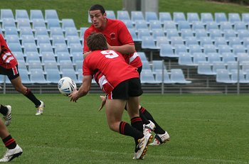 NSWCHS UNI SHIELD Grand Final Endeavour SHS v Bass HS action (Photo's : ourfootymedia)