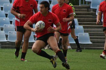 NSWCHS UNI SHIELD Grand Final Endeavour SHS v Bass HS action (Photo's : ourfootymedia)