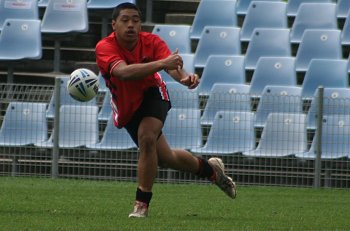 NSWCHS UNI SHIELD Grand Final Endeavour SHS v Bass HS action (Photo's : ourfootymedia)
