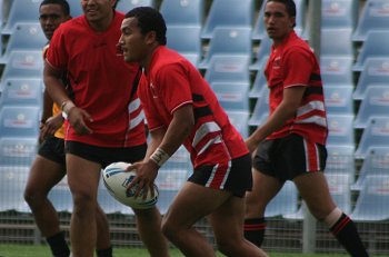 NSWCHS UNI SHIELD Grand Final Endeavour SHS v Bass HS action (Photo's : ourfootymedia)