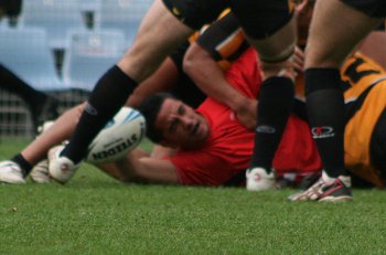 NSWCHS UNI SHIELD Grand Final Endeavour SHS v Bass HS action (Photo's : ourfootymedia)