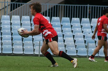 NSWCHS UNI SHIELD Grand Final Endeavour SHS v Bass HS action (Photo's : ourfootymedia)