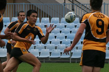 NSWCHS UNI SHIELD Grand Final Endeavour SHS v Bass HS action (Photo's : ourfootymedia)