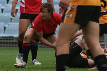 NSWCHS UNI SHIELD Grand Final Endeavour SHS v Bass HS action (Photo's : ourfootymedia)