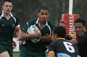 Jason Webhe - Sydney WEST v Sydney SOUTH WEST CHS OPEN Trials action ( Photo : ourfootymedia)