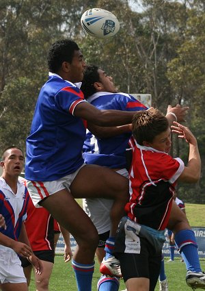 Sydney EAST v Sydney NORTH CHS OPEN Trials action ( Photo : ourfootymedia)