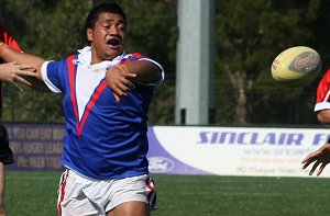 Isi Fitikefu - Sydney EAST v Sydney NORTH CHS OPEN Trials action ( Photo : ourfootymedia)