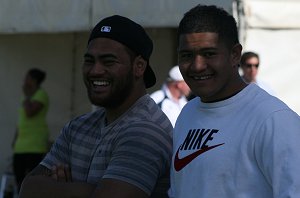 PJ Asiata - Sydney EAST v Sydney NORTH CHS OPEN Trials action ( Photo : ourfootymedia)