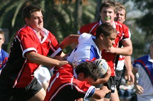 Sydney NORTH v Sydney EAST CHS UNDER 15's Trials action ( Photo : ourfootymedia)