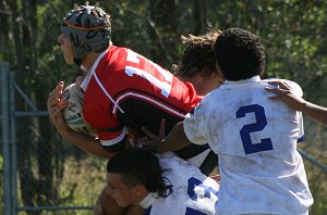 Sydney NORTH v Sydney EAST CHS UNDER 15's Trials action ( Photo : ourfootymedia)