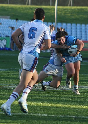 The HILLS SHS v St. GREG'S College - Rnd 3 ARL Schoolboys Cup action (Photo's : ourfootymedia) 