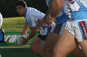 The Hills SHS v St. Greg's College - Rnd 3 ARL Schoolboys Cup action (Photo's : ourfootymedia) 