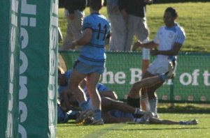 The Hills SHS v St. Greg's College - Rnd 3 ARL Schoolboys Cup action (Photo's : ourfootymedia) 