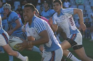 The Hills SHS v St. Greg's College - Rnd 3 ARL Schoolboys Cup action (Photo's : ourfootymedia) 