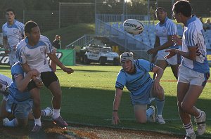 The Hills SHS v St. Greg's College - Rnd 3 ARL Schoolboys Cup action (Photo's : ourfootymedia) 