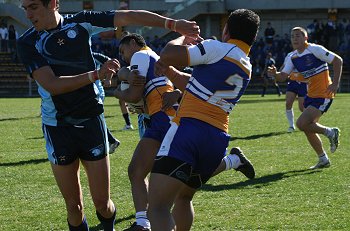 ARL SchoolBoys Cup Matraville SHS v Patrician Brothers action (photo's : ourfootymedia)