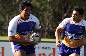ARL Schoolboys Cup - Patrician Brother's v Bass High School action @St Marys Stadium (Photo : JOHN/OurFootyMedia) 