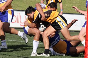 ARL Schoolboys Cup - Patrician Brother's v Bass High School action @St Marys Stadium (Photo : JOHN/OurFootyMedia) 