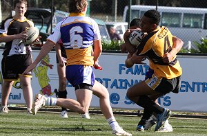 ARL Schoolboys Cup - Patrician Brother's v Bass High School action @St Marys Stadium (Photo : JOHN/OurFootyMedia) 