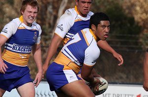 ARL Schoolboys Cup - Patrician Brother's v Bass High School action @St Marys Stadium (Photo : JOHN/OurFootyMedia) 