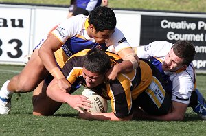 ARL Schoolboys Cup - Patrician Brother's v Bass High School action @St Marys Stadium (Photo : JOHN/OurFootyMedia) 