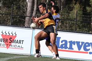 ARL Schoolboys Cup - Patrician Brother's v Bass High School action @St Marys Stadium (Photo : JOHN/OurFootyMedia) 