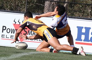 ARL Schoolboys Cup - Patrician Brother's v Bass High School action @St Marys Stadium (Photo : JOHN/OurFootyMedia) 