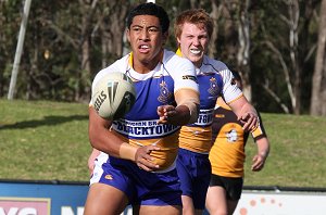 ARL Schoolboys Cup - Patrician Brother's v Bass High School action @St Marys Stadium (Photo : JOHN/OurFootyMedia) 