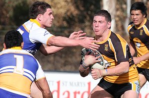 ARL Schoolboys Cup - Patrician Brother's v Bass High School action @St Marys Stadium (Photo : JOHN/OurFootyMedia) 