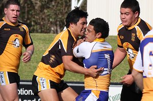ARL Schoolboys Cup - Patrician Brother's v Bass High School action @St Marys Stadium (Photo : JOHN/OurFootyMedia) 