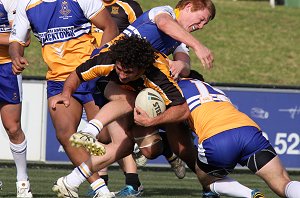 ARL Schoolboys Cup - Patrician Brother's v Bass High School action @St Marys Stadium (Photo : JOHN/OurFootyMedia) 